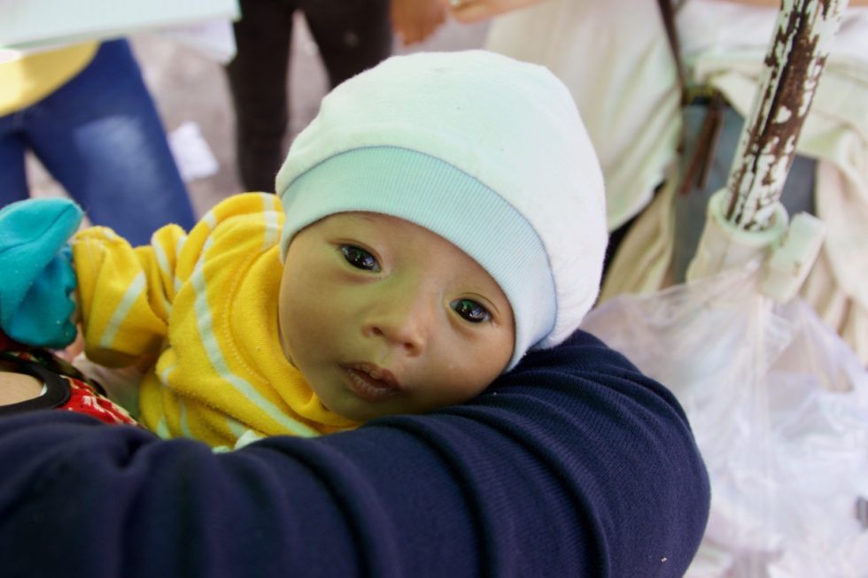 Linh's newborn baby. 