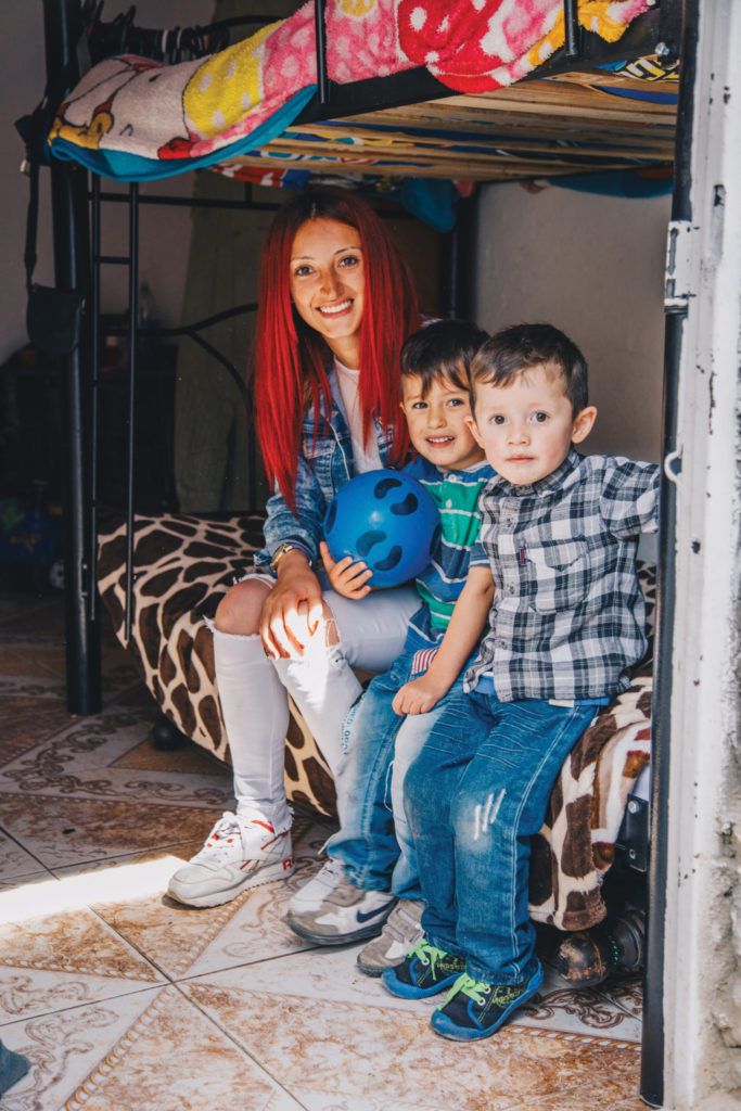 With the support of generous donors, Erika is able to support her family.