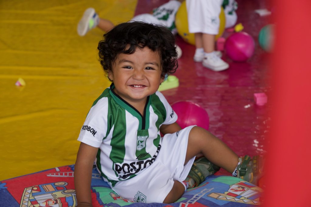 A child in the donor-supported daycare program at Bambi.