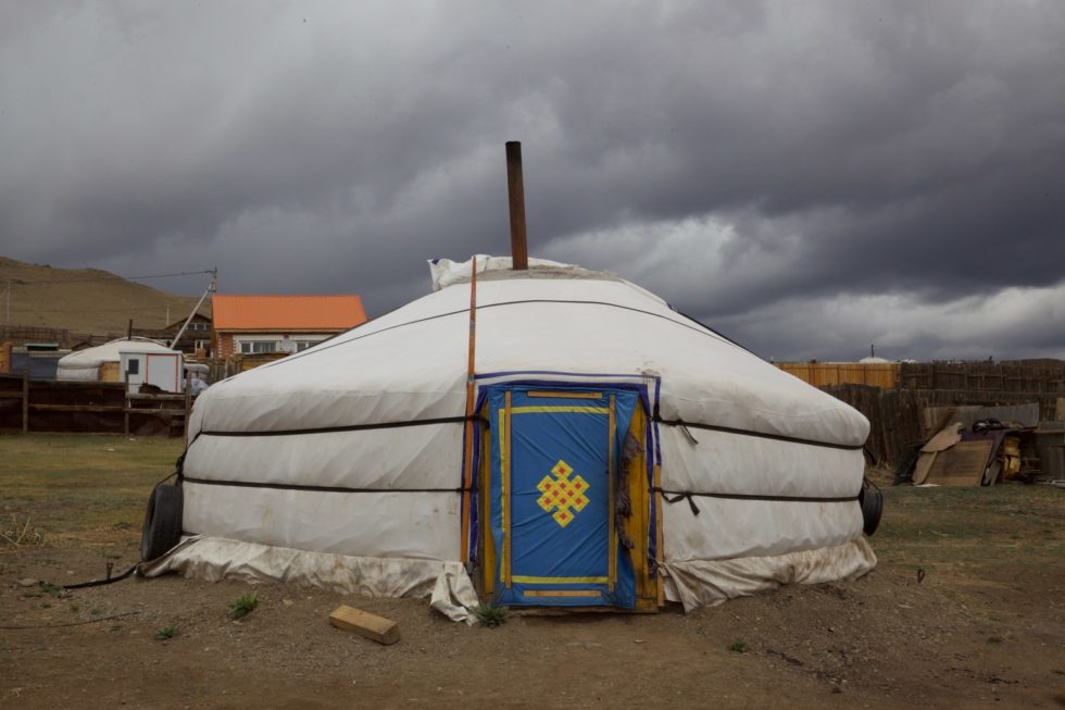 A home in the impoverished "ger" district of Ulaanbaatar, where many Holt-sponsored children and families live. 