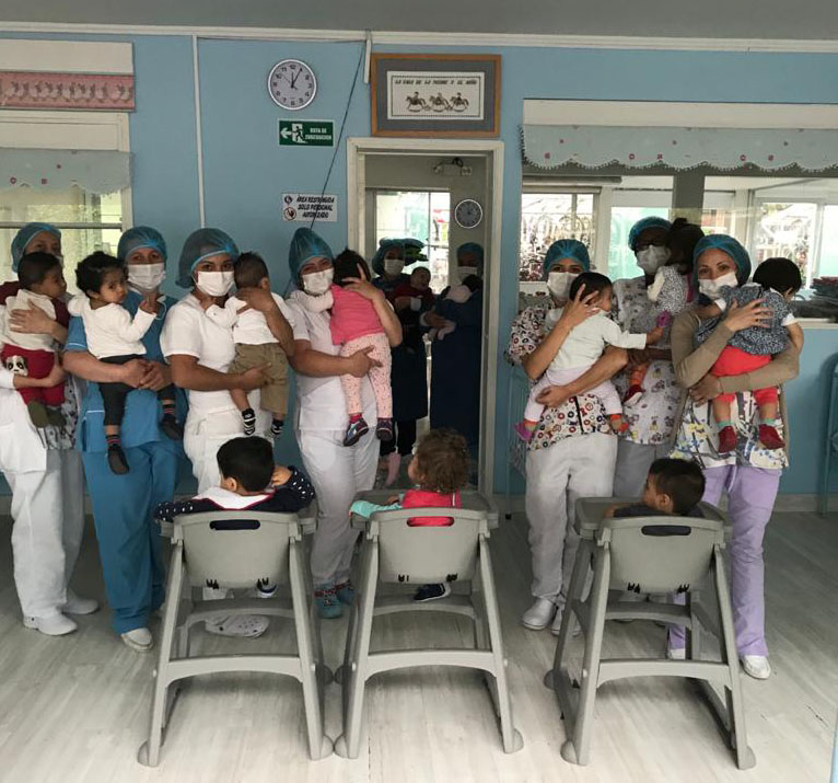 For children in orphanage care, our partner La Casa takes many precautions to ensure their safety. 