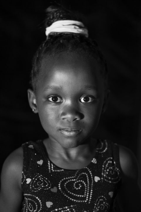 Erin and Adam's daughter who they adopted from South Africa.