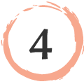 number 4 in a circle
