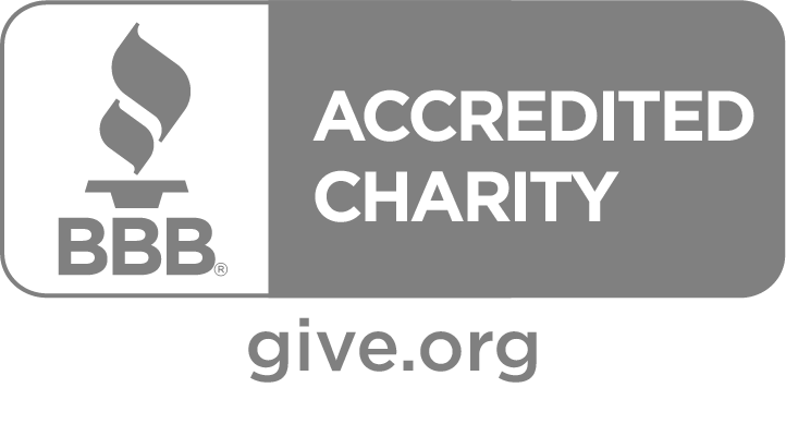 logo that says BBB accredited charity, give.org
