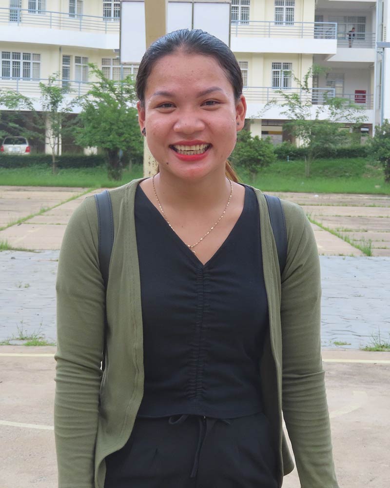 cambodian girl in holt education program
