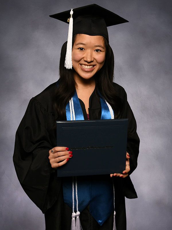 Adoptee graduate Rachel Henze yearbook photo