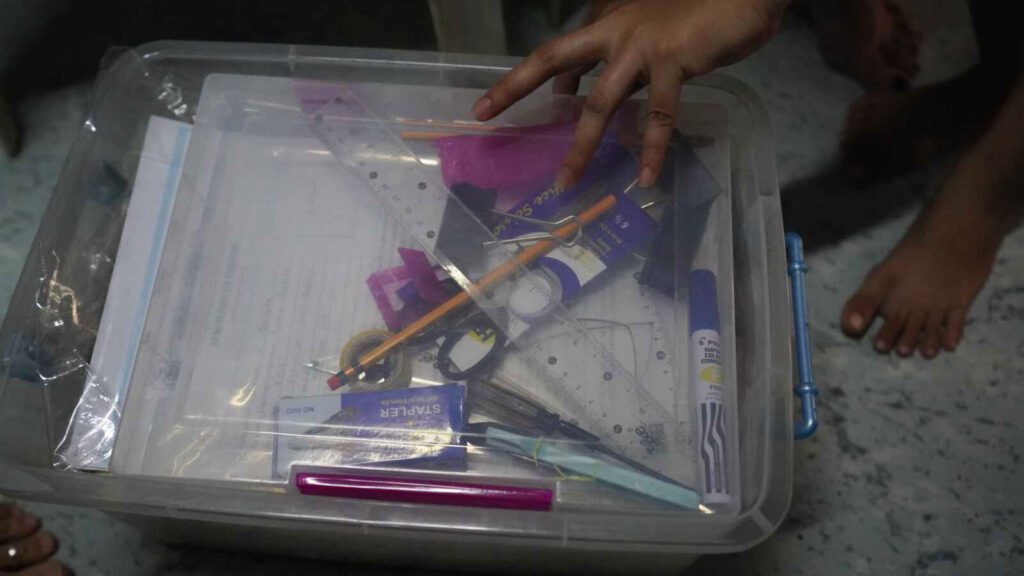 School supplies provided by Holt sponsors for children in educational sponsorship in the Philippines