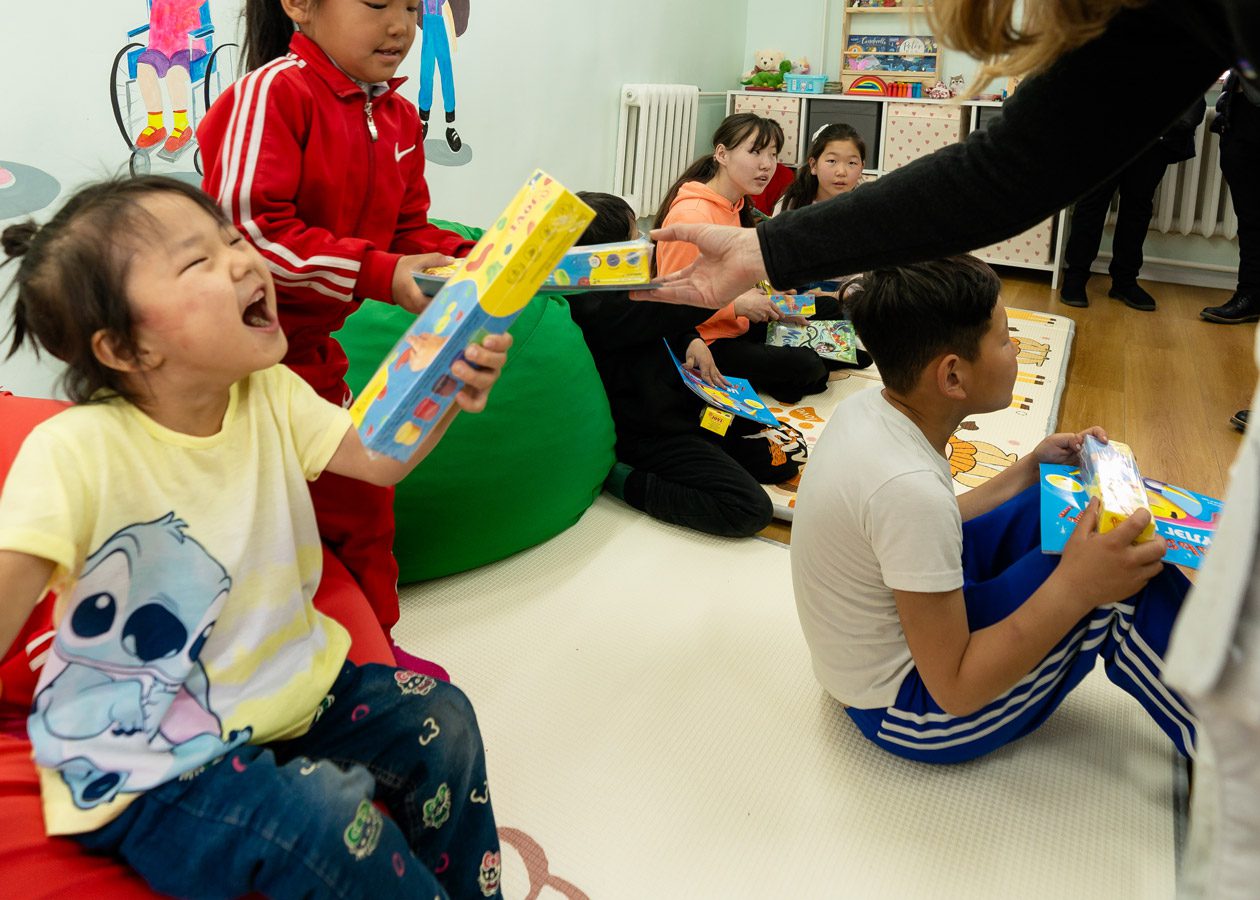 Children at the Joyful Palace