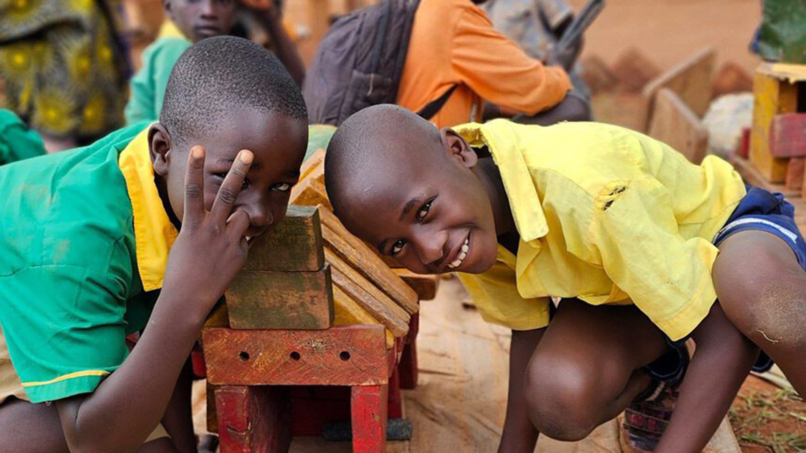 Children play in Uganda