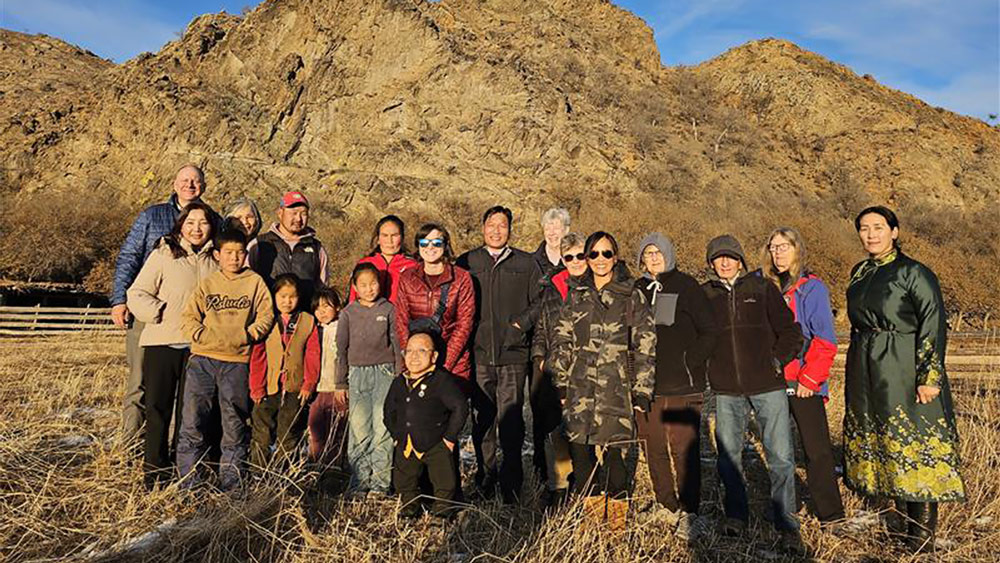 Mongolia Vision Trip team visit to a herding family in northern Mongolia.