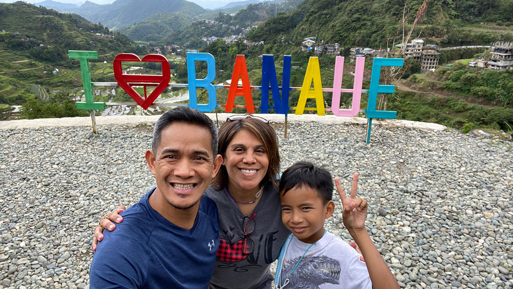 Adoptive family with older boy adopted from the Philippines