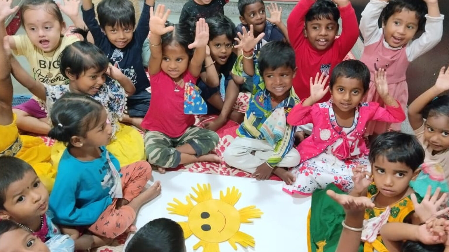 Children at a Holt-supported program in India