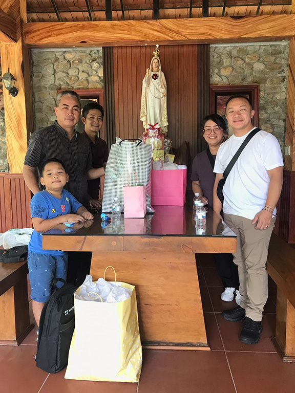 As they were adopting an older child, Khavong and Mang were able to meet Thien's caregivers at the House of Love in Vietnam